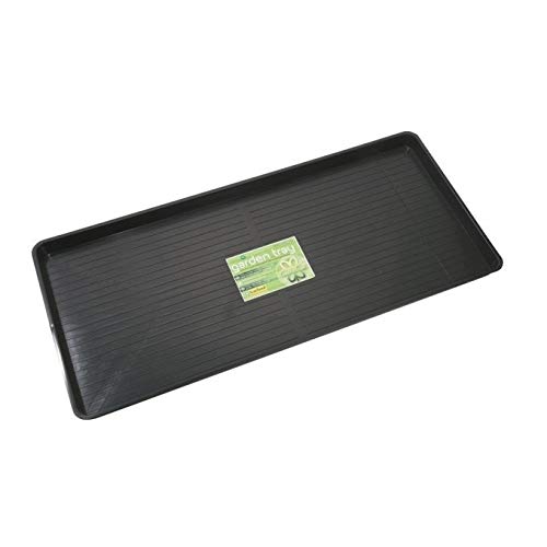 Garland - Bandeja semillero Giant para jardín (110 x 55 x 4cm) (Negro)