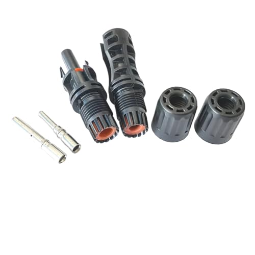 AIRUIXI Conector solar fotovoltaico macho y hembra IP67 1000 V/1500 V CC para cable solar 14/12/10/8 AWG uso del sistema solar (3800 ml, 5 pares)