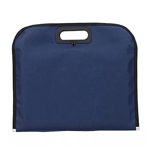 Borsa Portadocumenti A4 con Manico, Blu