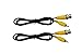 2Packs 1M 3Feet BNC to RCA Connector Cable for Surveillance CCTV Camera System from DVR to TV