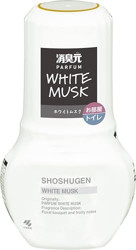 消臭元 パルファム ホワイトムスク 【お部屋でも トイレでも】 消臭剤 消臭 芳香剤 部屋用 トイレ用 玄関 リビング 寝室 置き型 400ml - 消臭元 - 商品画像
