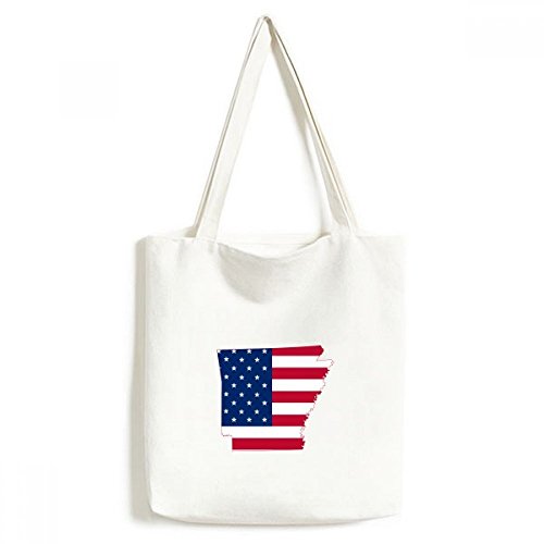 Sac en toile Arkansas pochette cadeau originale pour les passionnés USA