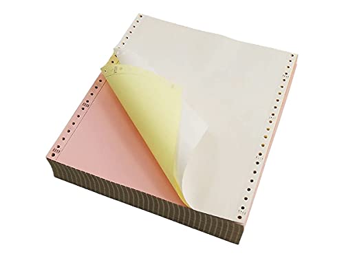 Staples Multi-Part Colored Computer Paper, 9.5x11 Inch, 3-Part, 1100 Sht by STAPLES - Used condition - Image 4