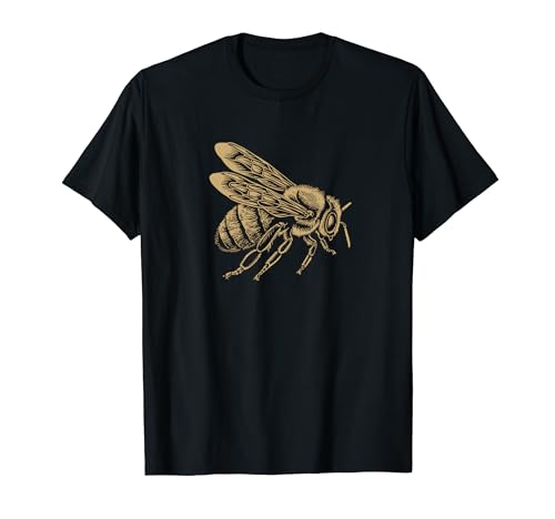 Honey Bee Lover Bee Fan Minimalist Graphic Maglietta