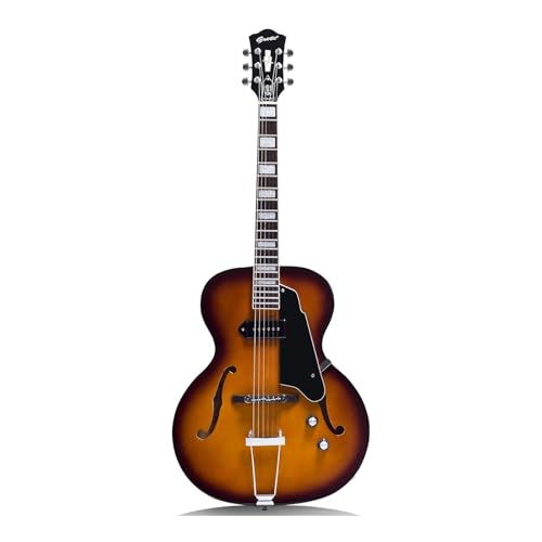 guitarra eléctrica Guitarra eléctrica de jazz estándar instrumento de cuerpo hueco