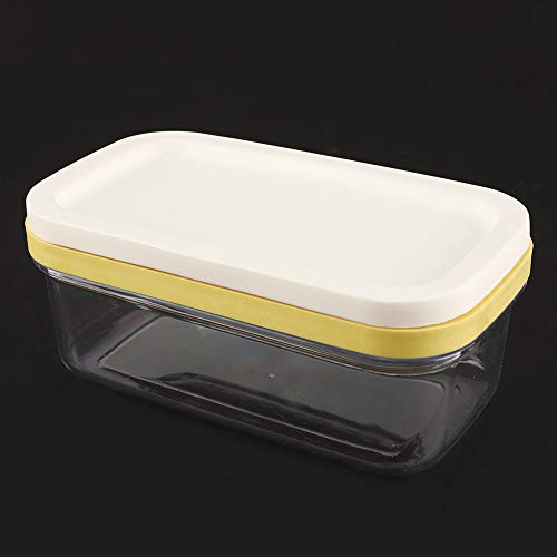6.7 * 3.9 * 2.8 in Covered Butter Dish with Lid Butter Storage Box Cheese Keeper, PVC Butter Dish Butter Box - Image 3