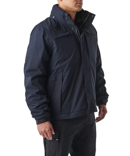 5.11 Tactical Men's 5-in-1 Jacket 2.0, 100% Polyester Hardshell, Style 48360ABR3