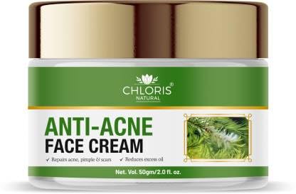 Chloris Natural Anti acne Face Cream for Men | Women | Ageing | Skin Brightening (50 g)