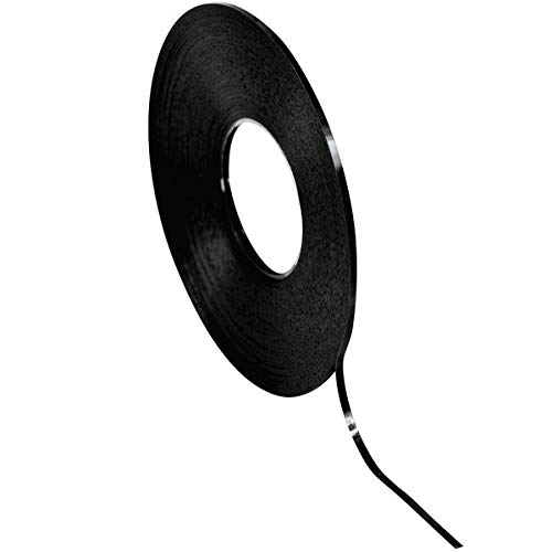 Tape 2 Pack 1/16''inch 1.59 mm Black Glossy Tape Chart Tape/Whiteboard Gridding Tape/Artist Tape