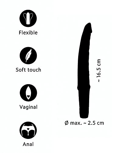 ORION Vibrator "Slim Vibe" - schmaler Stimulator für Männer und Frauen, mit stufenlos regulierbaren Multispeed-Vibration, für P-Spot-Massagen, schwarz – Bild 6