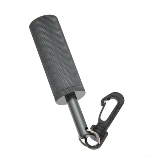 Aluminium dykklocka undervatten signalgivare skallra skakklocka för dykning snorkling med 360° roterande snabbkrok för BCD-utrustning blå röd gul grå svart