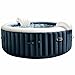 Produktbild Intex 28430EX - Whirlpool aufblasbar PureSpa Bubble Massage, 4 Personen, 140 Düsen, Heizung, PVC, Navyblau,  196x71 cm