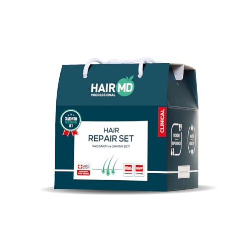 HairMD Clinical Hair Repair Set formule fortifiante pour réparer les cheveux abîmés