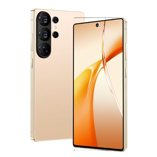 Smartphone 3G écran 6.71 pouces idéal pour les appels vidéo en déplacement jaune