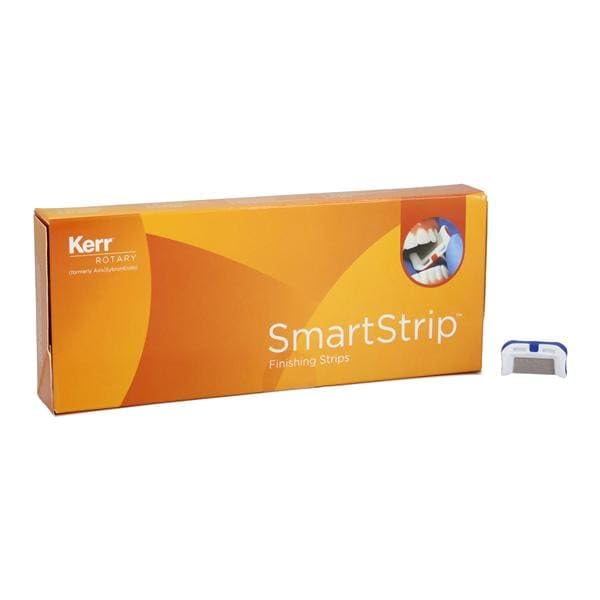 Axis Dental SSDS-M NTI SmartStrips Double Sided Medium Grit 0.22mm Blue 10/Pk
