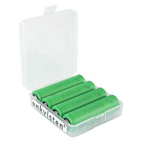 Neu Lithium Batterien 18650 Vtc6 3000mAh VTC 6 3.7V 18650 Lithium Li-Ion Akku Power Bank Ersatz 4 Stück inkl. Box