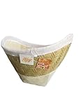 Thai Sticky Rice Steamer Basket β Handmade Traditional Bamboo Huat Pot with Cotton white β Authentic Thai & Lao Kitchen Cookware
