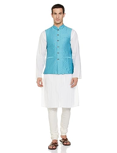 Image of Amazon Brand - Symbol Men Lightweight Nehru Jacket