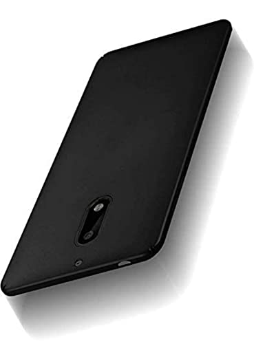 Image of Mobile Back Cover Case for Nokia 6 (2017) (Silicone Case|CameraProtection|Black SC1510)