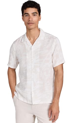Theory Men's Irving Printed Linen Shirt
