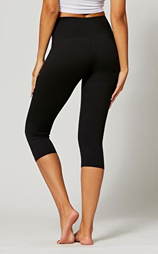 conceited high waisted ultra soft leggings for women - full length capri length and biker shorts - available in plus size