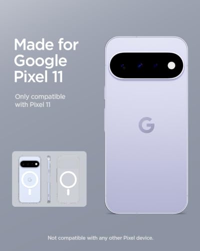 Image of Spigen Ultra Hybrid MagFit for Google Pixel 11 Case, Clear White