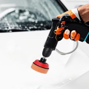 16Pcs Car Foam Drill Polishing Pad, 2inch Detail Polishing Buffing Pad Mix Size Car Detailing Kit Air Sander Car Polisher Thread-M6X1 for Buffer Polisher Polishing, Buffing - Image 4