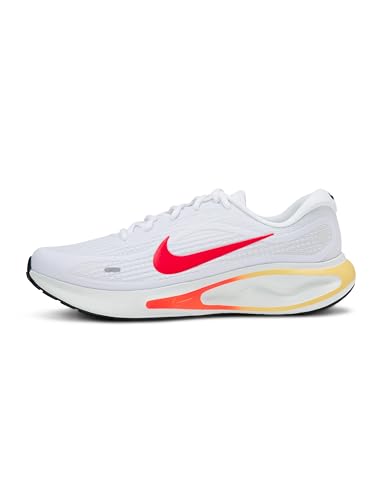 Nike Men Journey Run White/Bright Crimson-Spruce Aura Running Shoes 8 UK