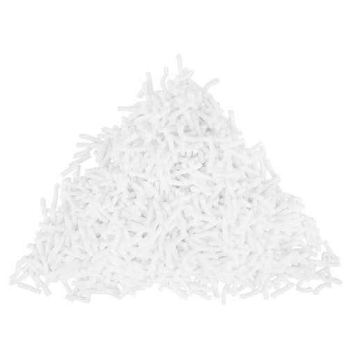 Sewroro Relleno de Látex para Cojines de Sofá Partículas Suaves y Aireadas 1 Libra Material de Relleno para Asientos y Almohadas Adecuado para Muebles de Sala y Descanso en Hogar