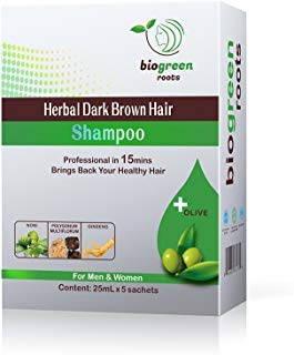 Herbal Dark Brown Hair Shampoo (Dark Brown)