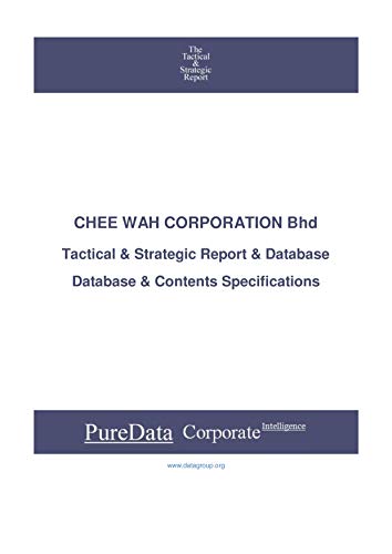 Amazon Com Chee Wah Corporation Bhd Tactical Strategic Database Specifications Malaysia Perspectives Tactical Strategic Malaysia Book 23634 Ebook Datagroup Malaysia Editorial Kindle Store