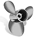 YOUNG PROPS OEM Upgrade Stainless Steel Outboard Propeller for Yamaha Engines 20-30 HP, 10 Tooth, RH (9 7/8 10 1/2Yamaha)