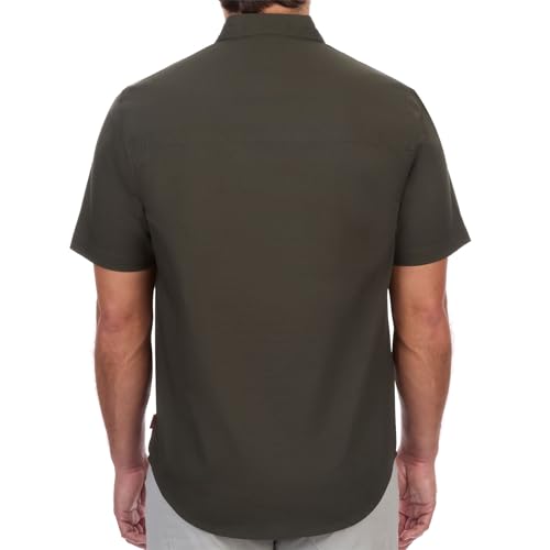 Coleman Men's Short Sleeve Stretch Ripstop Utility Shirt - Button Down Outdoor Work Shirts for Men4