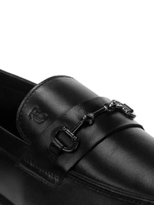 Image of Thomas Crick Men's Fashion Loafers with Metal Tip - Anti-Skid Sole & Ankle Cushioning