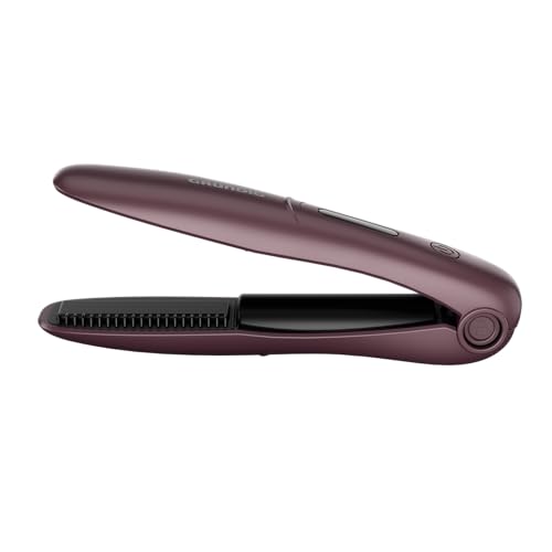 Grundig HS 6330 Mini Haarglätter, Keramikbeschichtung, Violett