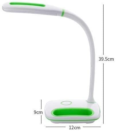 Lampe de bureau LED tactile avec col de cygne flexible et recharge USB