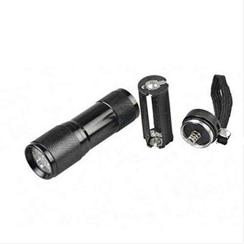 TTCPUYSA 9 LED 670nM Red Beam Light Flashlight Against Deteriorating Eyesight Red Torch