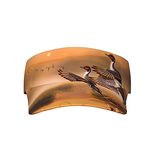 Chapeau de soleil respirant réglable plage extérieur motif canard