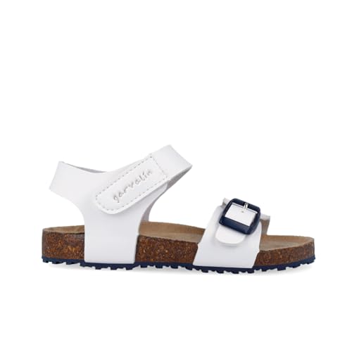 Sandales blanches bio Garvalín souples et confortables pour le quotidien des enfants