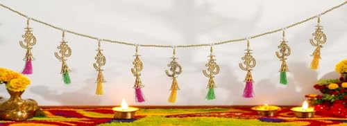 Image of Om Home Decoration Hanging Toran Main Door Garlands Handmade Bandhanwar Door Entrance Hanging HomeTraditional Wall Decoration Diwali Decoration Diwali Gift