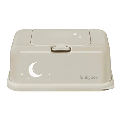 Funky Box Beige Luna - Estuches y dispensadores para toallitas, unisex