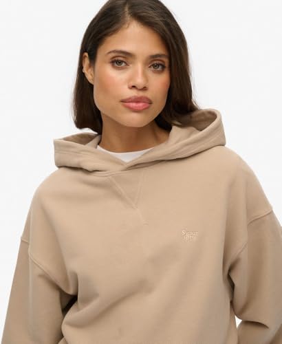 Superdry Para Mujer. W2012310A Sudadera Studios Taupe (Xl), Casual, AlgodóN OrgáNico, Sostenible - 3