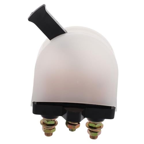 Amosfun User-Friendly Marine Battery Disconnect Switch High Cut Off Boat Battery Cut Off Main Automotive Supply Accessory