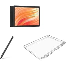 Tablet Bundle Includes Amazon Fire HD 10 tablet, 10.1" 2023 Release | 32 GB | Black & Made for Amazon Clear Case & Stylus Pen