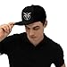Generic Baphomet Satanist Goat Ram Flat Brim Bill Baseball Cap Adjustable Funny Sunhat Trucker Hat for Men Women Black
