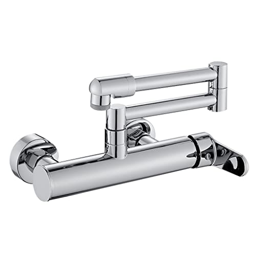 Robinet de remplissage en pot laiton mitigeur de cuisine pliant bras oscillant double joint