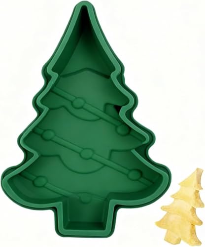 Veemoon 3D Weihnachtsbaum Silikon Backform Tannenbaum Kuchenform Weihnachtliche Dessertform Backform Die KüChe Zuhause Werkzeuge FüR Urlaub Backen Muffin Fondant Schokolade