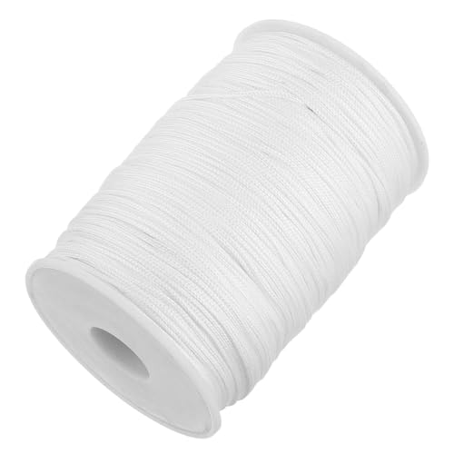 Toddmomy Cuerda de Nylon Trenzada Yardas Baja Elasticidad Resistente para Atar Cargas Pesadas Camping y Exterior Cuerda de Sujeción Multiuso para Viajes y Actividades al Aire