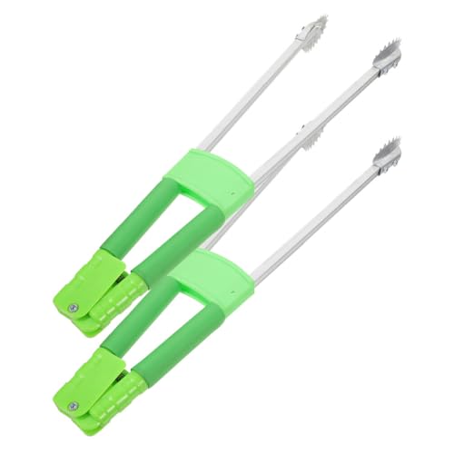 POPETPOP 2個入り グラバー リーチャー ツール ゴミ箱 ピッカー アッパー グラバー ゴミ箱 ピッカー アウトドア ゴミ箱 ピッカー 付き 強力 グリップ 爪 グラバー ツール