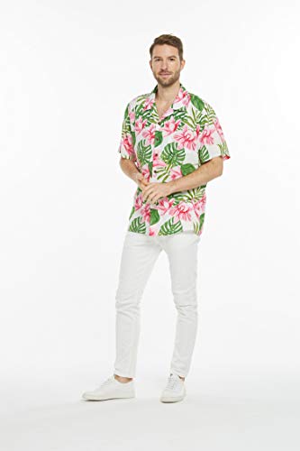 Image of Hawaii Hangover Family Matching Hawaiian Clothes, Lotus & Orchid | Family matching Hawaiian outfits, Lotus & Orchid, lightweight rayon, machine washable, tropical floral print, luaus, cruises